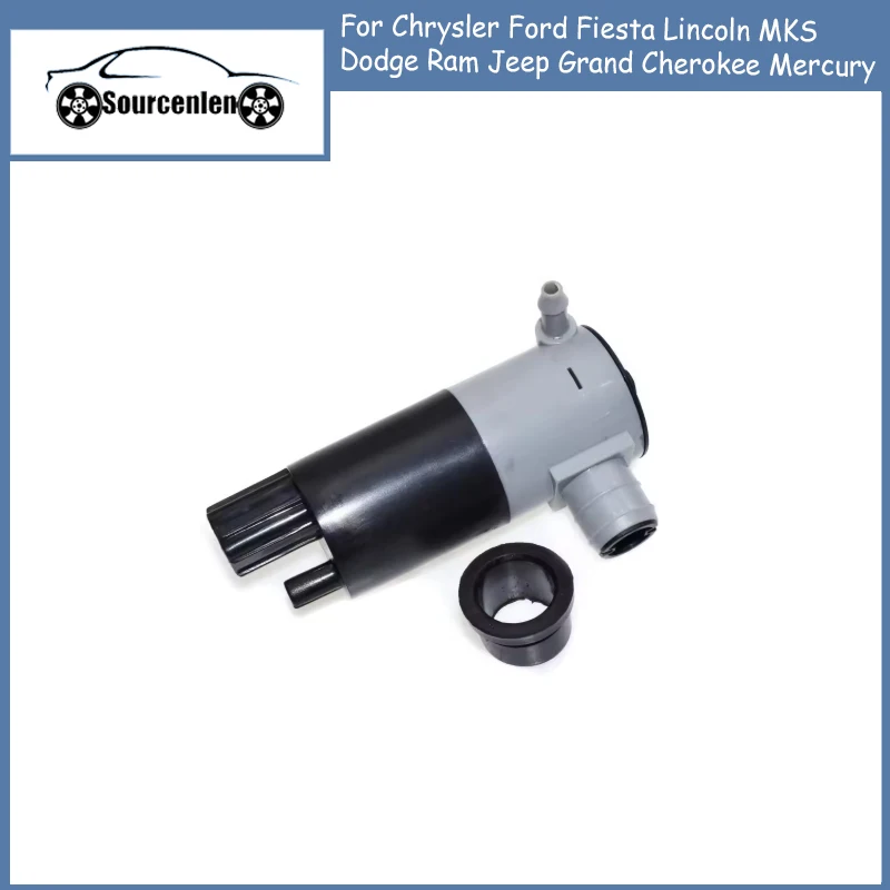 Brand New Wiper Washer Pump Fit for Chrysler Ford Fiesta Lincoln MKS Dodge Ram Jeep Grand Cherokee Mercury 05103452AA