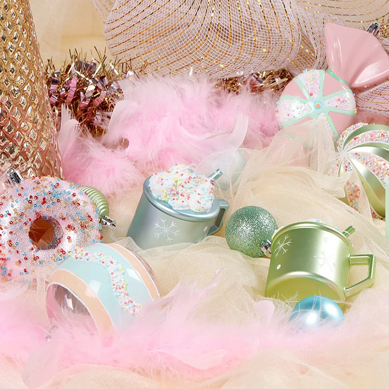 Рождественские Подвески в виде ледяных шариков, 70 шт.