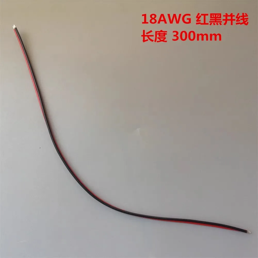 0,75 quadratischer roter und schwarzer doppelter paralleler LED-Schweißdraht, 130, 180, 260, 370 Motorverbindungsdraht