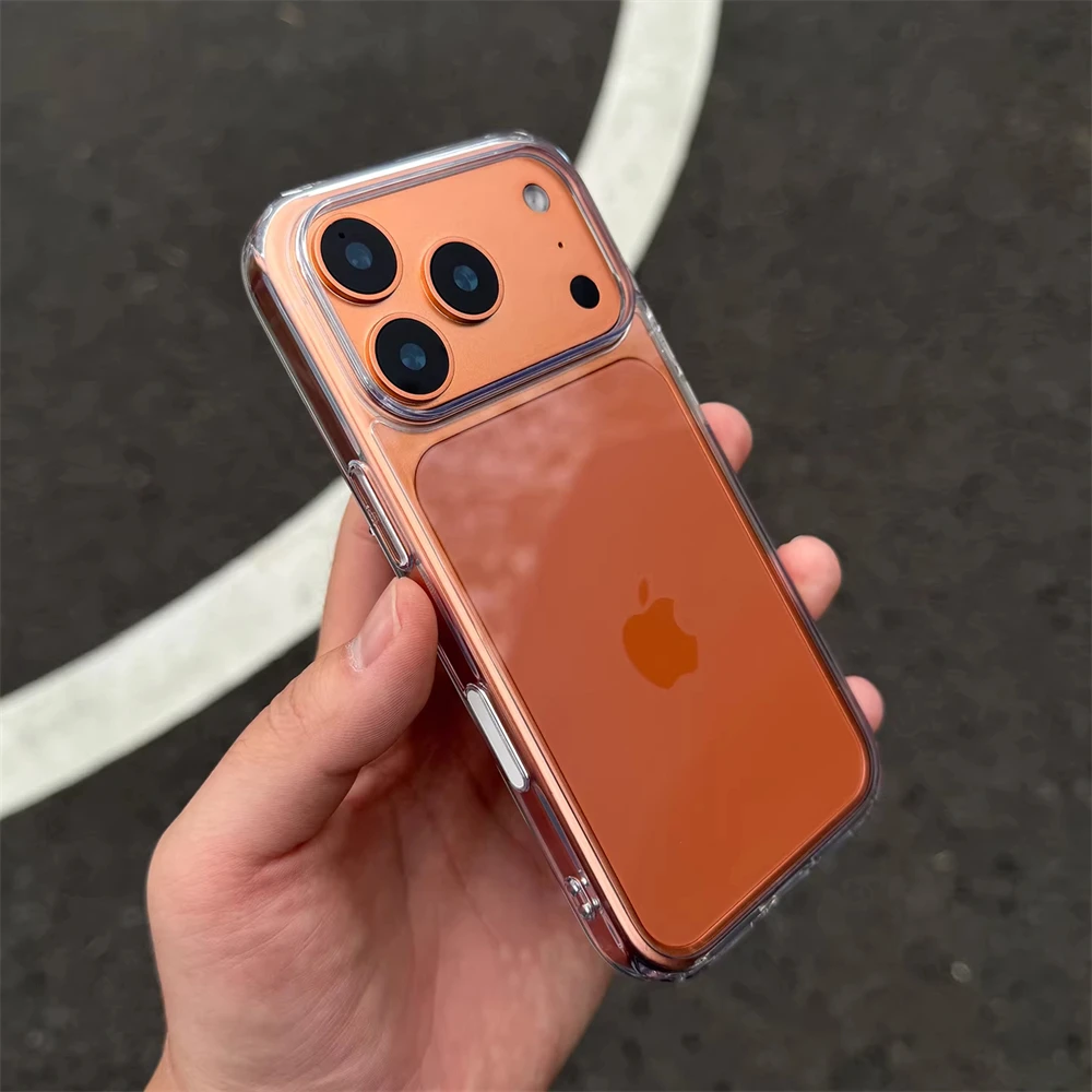 Luxury Transparent Shockproof Bumper Case For iPhone 17 Pro 