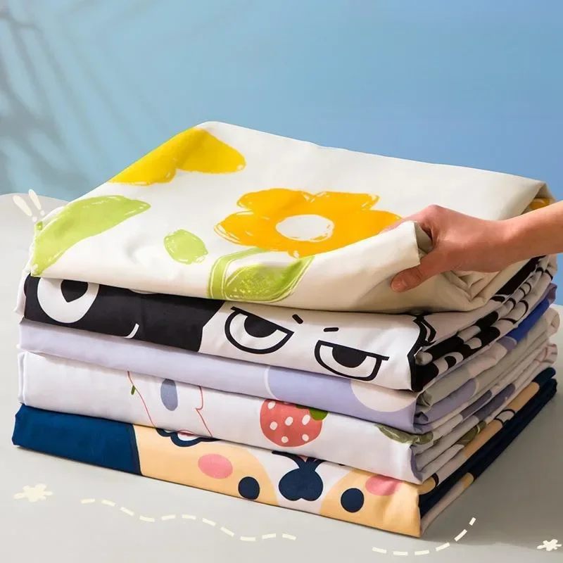 

Ins Bed Sheet Single Piece Summer Single Student Dormitory 1.5m New Fitted Sheet Woolen textile Home Textile Accessories