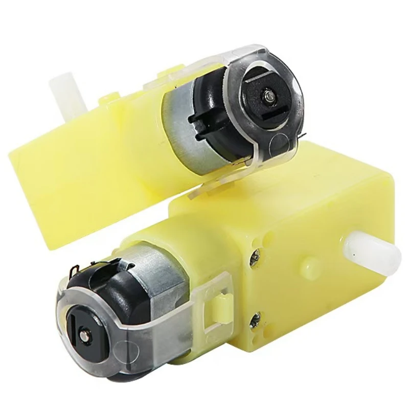 Speed ratio 48/120 Single/dual-axis DC3/6V gear motor strong magnetic anti-interference Intelligent car chassis Four-wheel drive