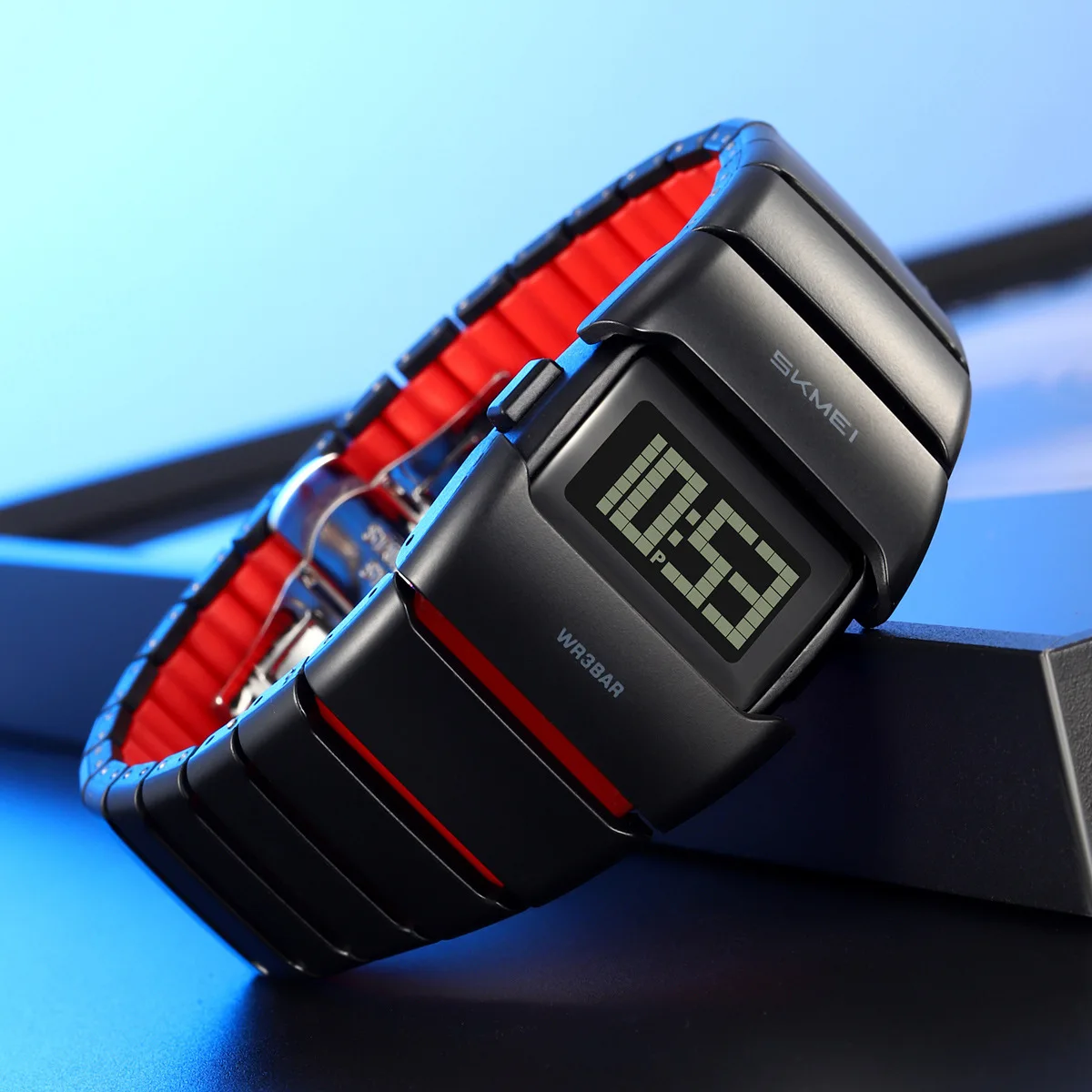 2710 New Sport Unique Dial Design Men's Electronic Watch Waterproof Luminous Timing Classic Digital Watch Reloj Hombre