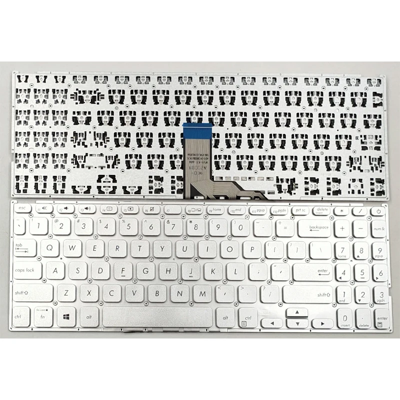 

New For Asus Vivobook X512 X512D X512DA X512F X512FA X512U X512UA X512UB Laptop Keyboard US Silver