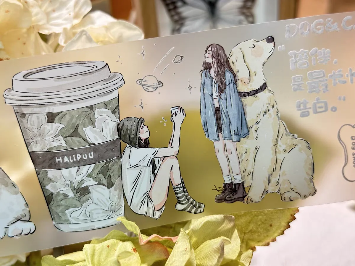 1 laço 100cm adorável aproveite viagens compras menina fosco pet washi fita diy decoração scrapbooking diário material adesivo