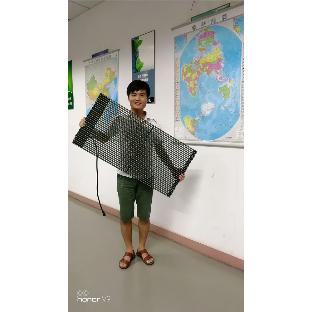 

Advertising Led Transparent Mesh Screen P10 Outdoor Curtain Mesh Display