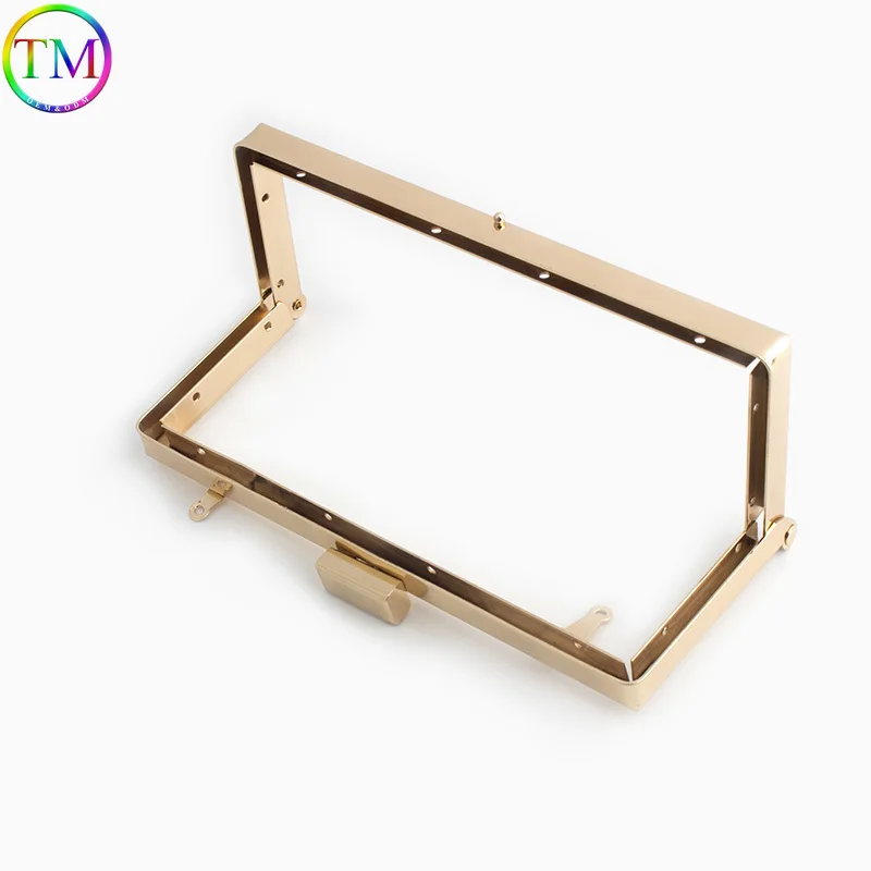 1/4/8PCS 10cm/11cm/16.5cm Gold Alloy Bag Handle Kiss Clasp Buckle Wallet Purse Frame Handbag Frame Ring Bags Clutch Handle
