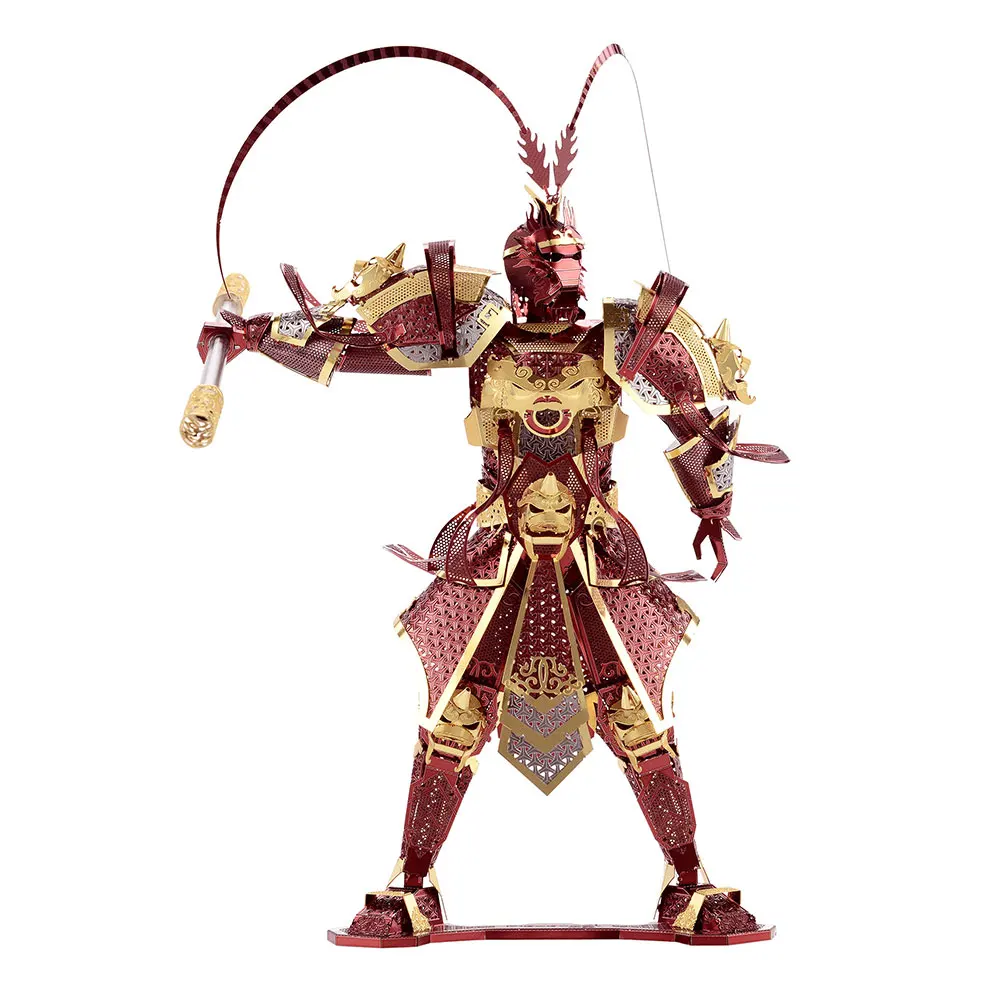 Piececool 3D Metal Puzzles The Monkey King Wukong Metal Model Kits for Collection Diy Mecha Jigsaw Building Blocks Great Gifts