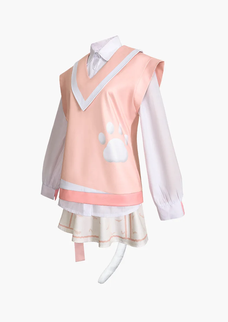 Akiyama  Cosplay – Colorful Stage /  Cat MaoMao Tail Lolita Uniform for Women Halloween Party Outfits view 5