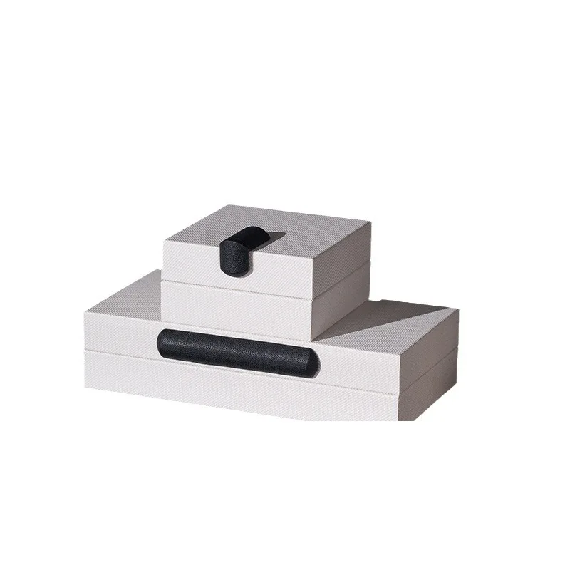 

Advanced sense of new Chinese designer tea room open grid combination study ceramic ornament