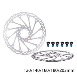 Bicycle Brake Rotor 203mm/180mm/160mm/140mm/120mm 6 Inches Stainless Steel Hydraulic Brake Rotor MTB Road Bike Disc Brake