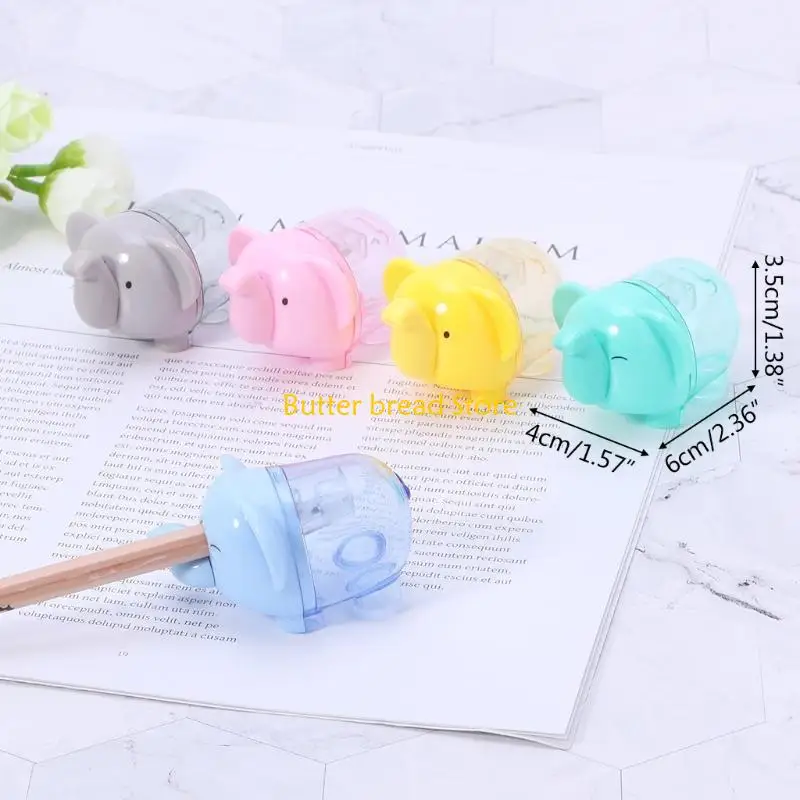 W89C Cartoon Elephant Skidening School Office Office Gift