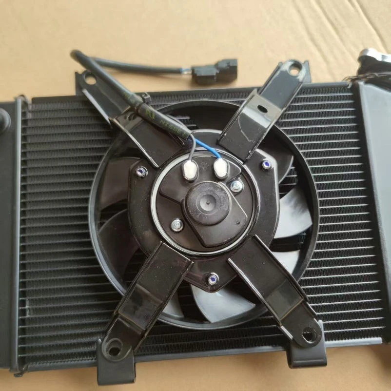 For CFMOTO 400NK 650NK Motorcycle Radiator CF650-7 Radiator Main Radiator Water Cooler Fan