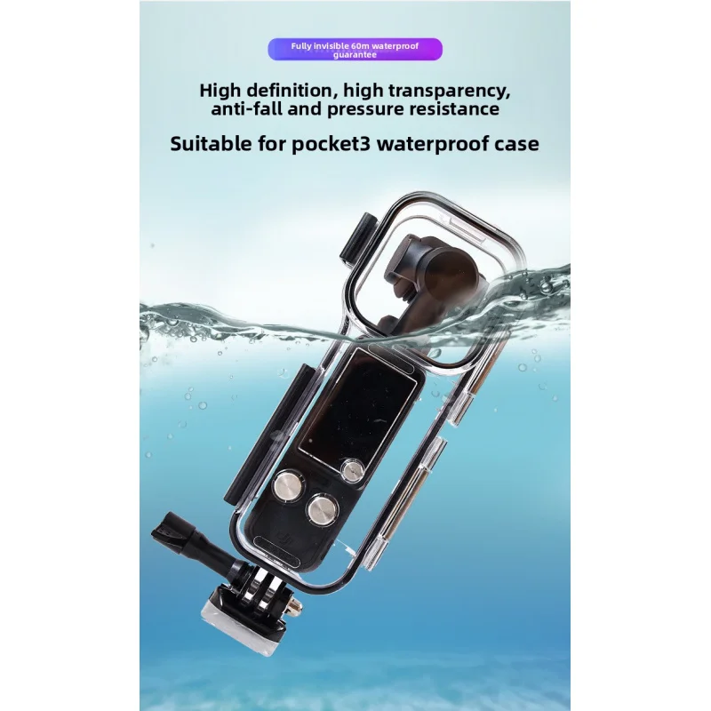 

Compatible with DJI POCKET 3 Waterproof Case Pocket 3 Protective Case