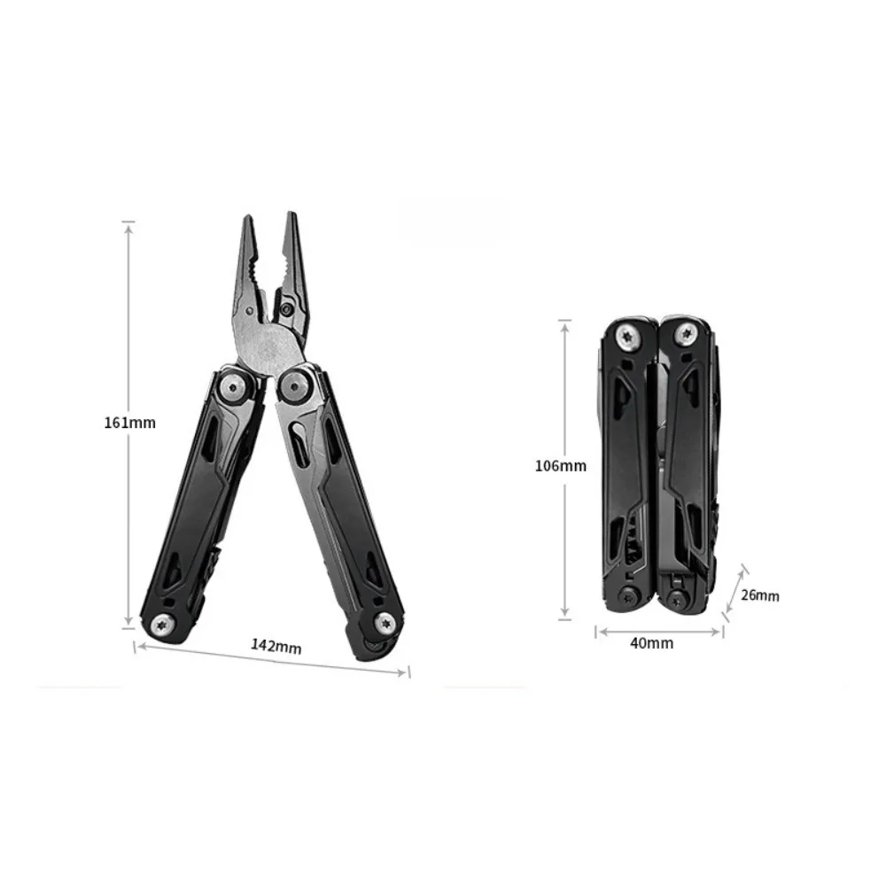 28 in 1 Outdoor Multifunctional Pliers Tool Professional Stainless Steel Folding Pliers Camping Tactical EDC Multi-purpose Plier - Image 3