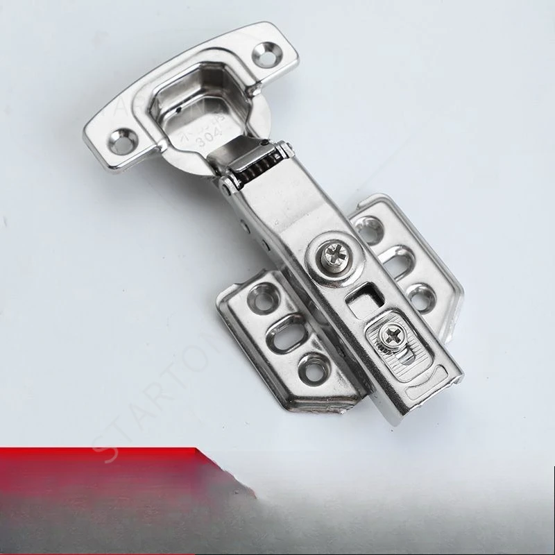 100 Pcs Hinge 304 Stainless Steel Hydraulic Damping Buffer Hinge Cabinet Fly