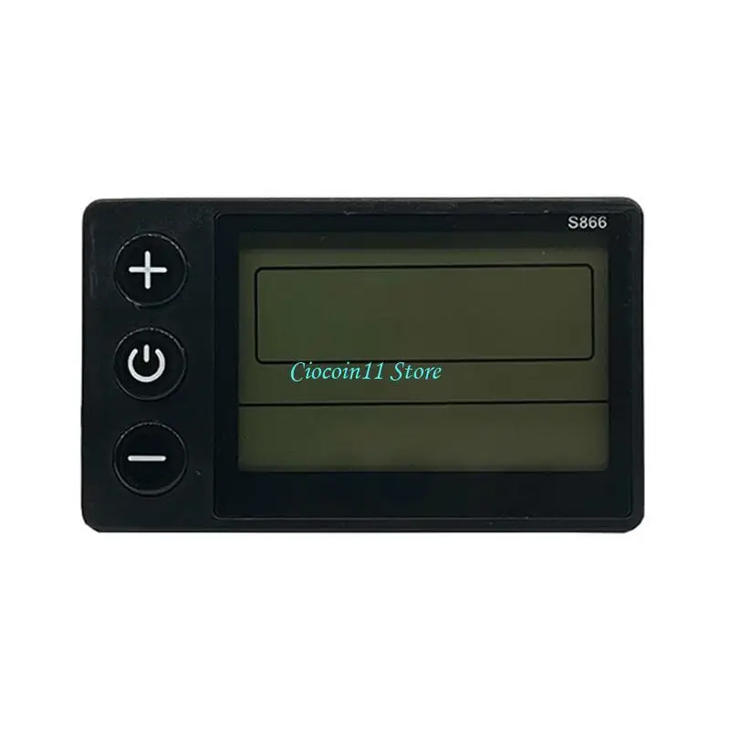 Y1UB Electric Modification Accessory Display S866 Controller Panel Dashboard 24V/36V/48V Waterproof Plug LCD Display