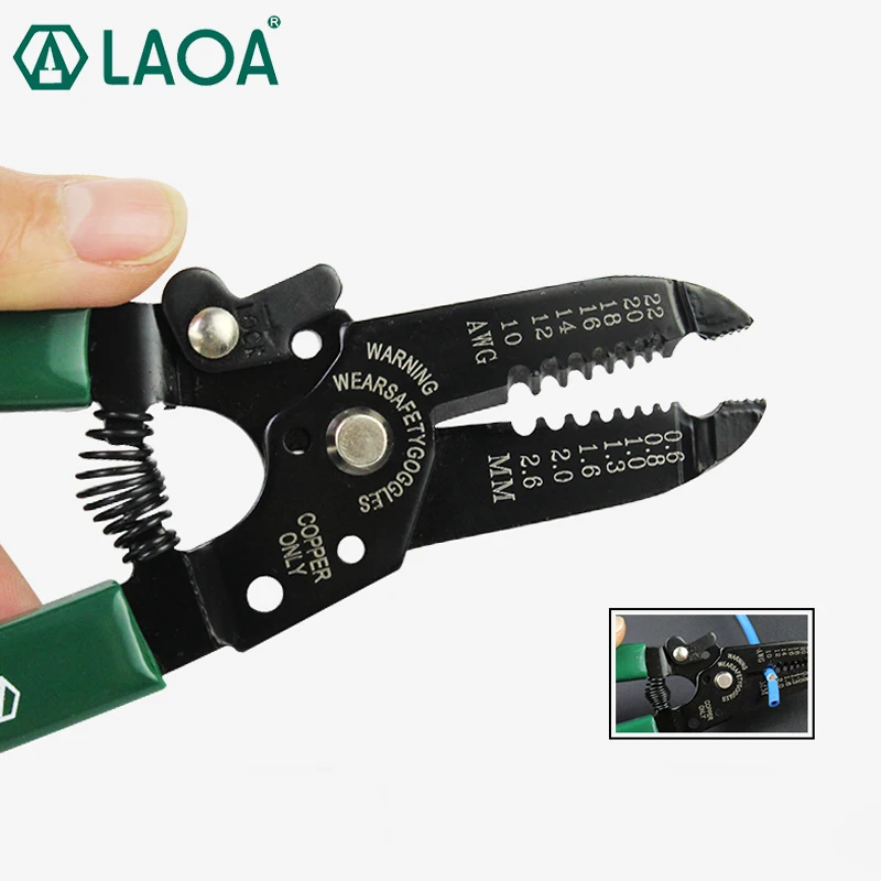 LAOA Multifunction Wire Stripping Pliers Professional Electrician\'s Pliers Needle Nose Pliers