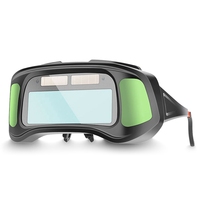 MYHOME Automatic Dimming Welding Goggles Large View Auto Darkening Protective Glasses For Arc Welding Grinding Cutting
