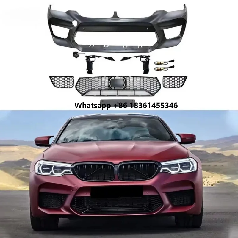 

For 5 Series G30 G38 2017-IN Front Bumper Rear Bumper Side Skirts Car Bumper Hot-sale M5 Style Body Kit