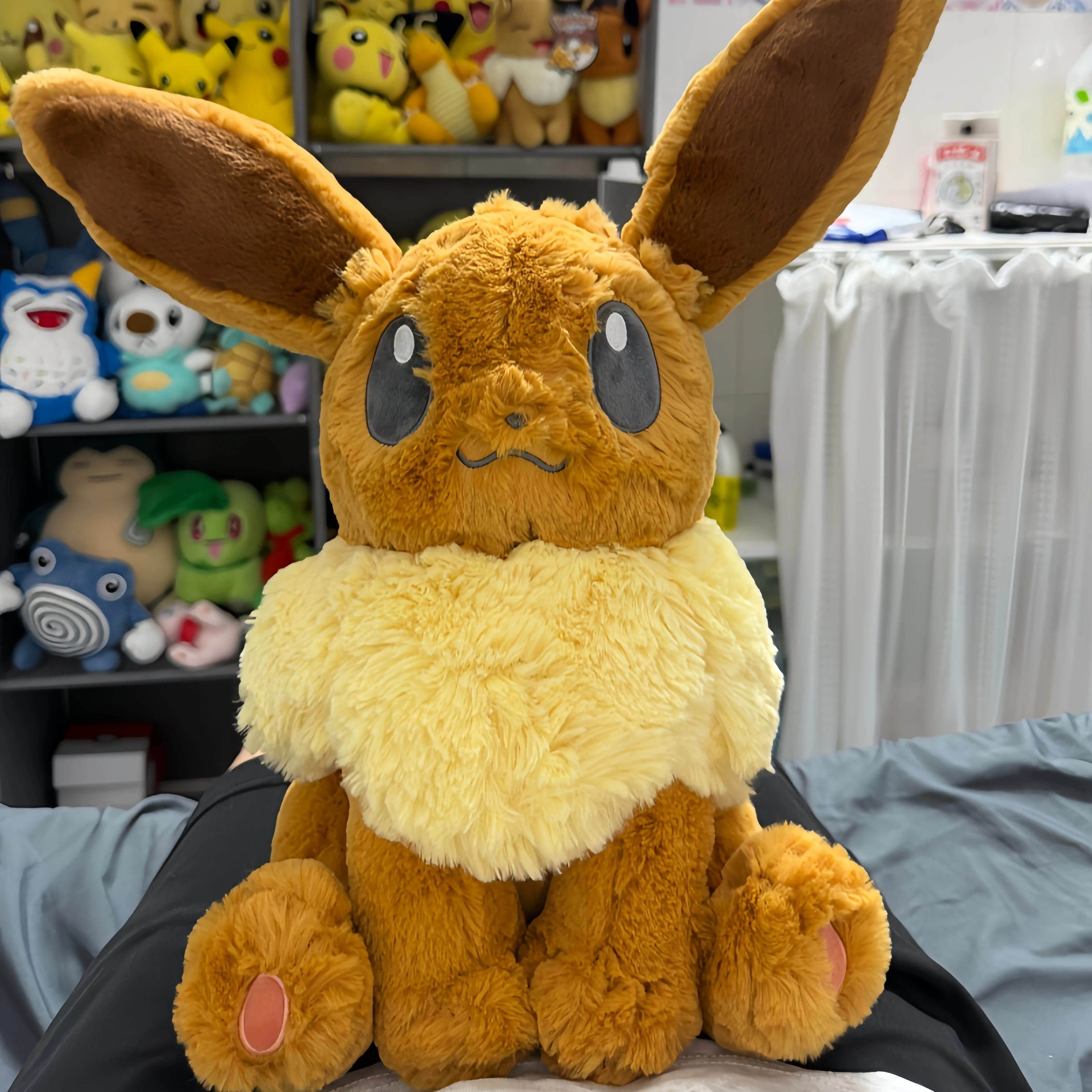 Eevee Eeveelution Plushies Kawaii Cartoon Anime Umbreon Plush Soft Pillow Doll Stuffed Plushies Cute Room Ornament Gift
