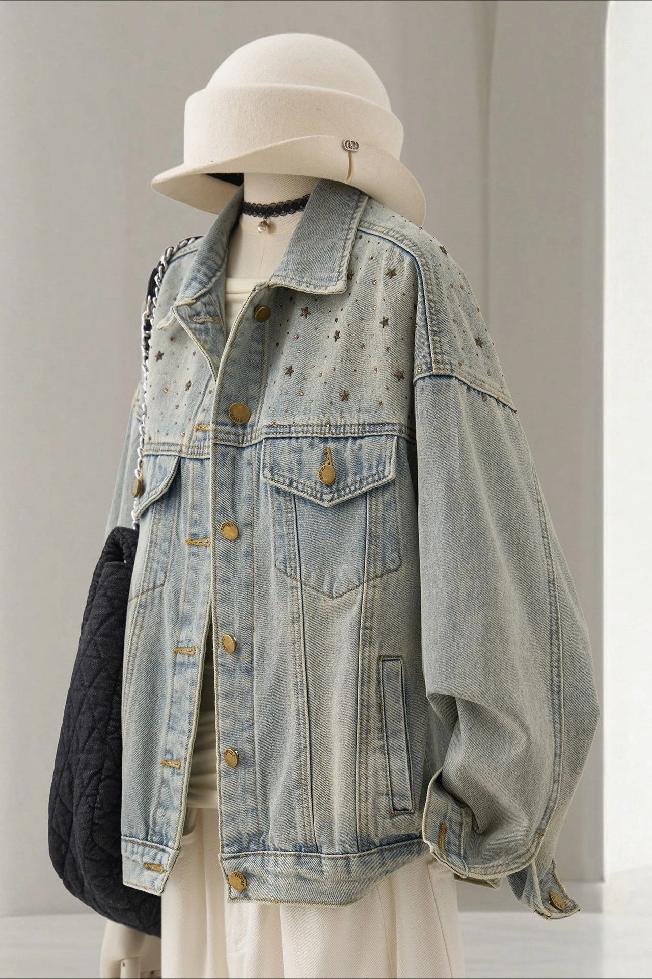 

Весенне-осенняя женская куртка в европейском стиле, новая, свободного кроя, с элементами пэчворка, модная, для повседневной носки