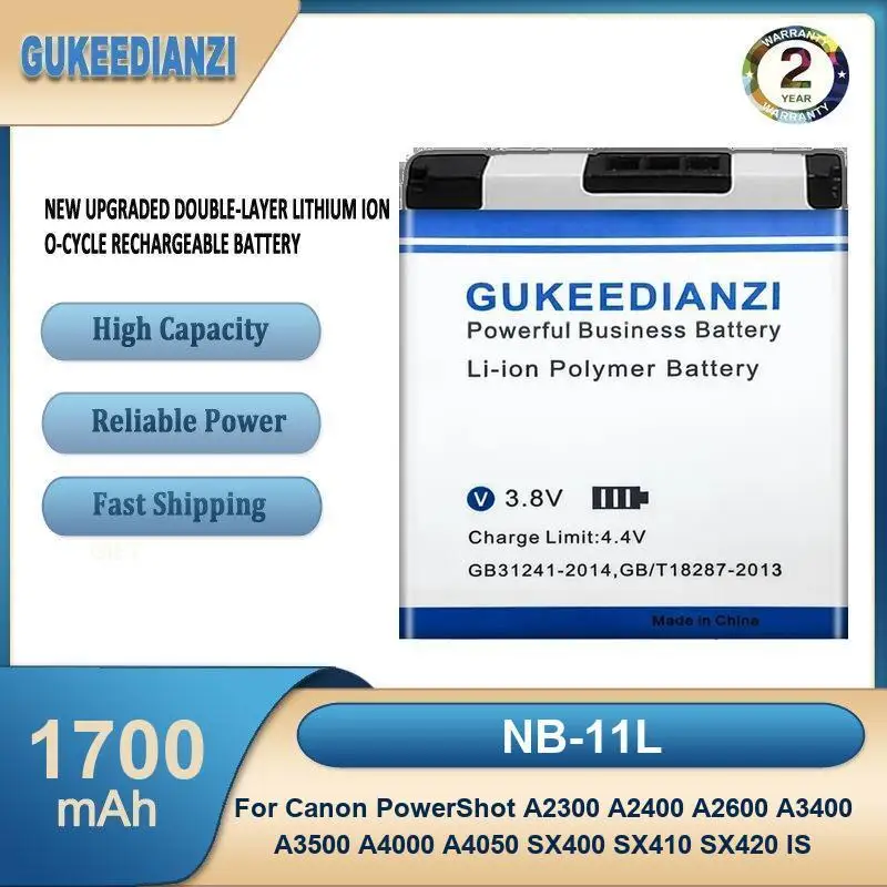 Battery For Canon PowerShot G5X G7 X Mark II G9X SX720 SX730 SX740 HS CB-2LH IXUS 750 700 i i5 SD550 SD500 SD10 SD20 SD100