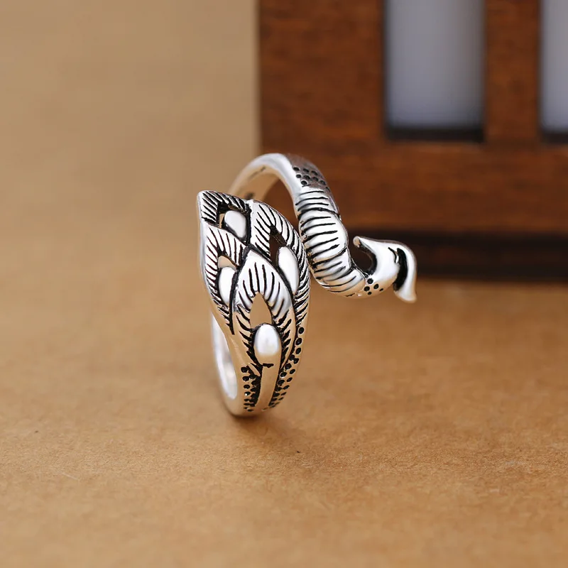 Fashion 925 Sterling Silver Peacock Open Rings For Women Engagement Luxury Designer Jewelry News Trends 2023