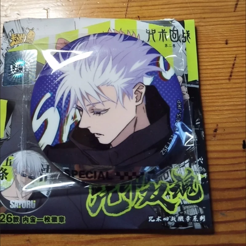 KAYOU Anime Jujutsu Lijn Kojo Yuji ka r en geluid B-rows Pins Satoru Wederzijdse hulp Fushiguro Megumi Badge voor Backpack Gift Accessoire en y