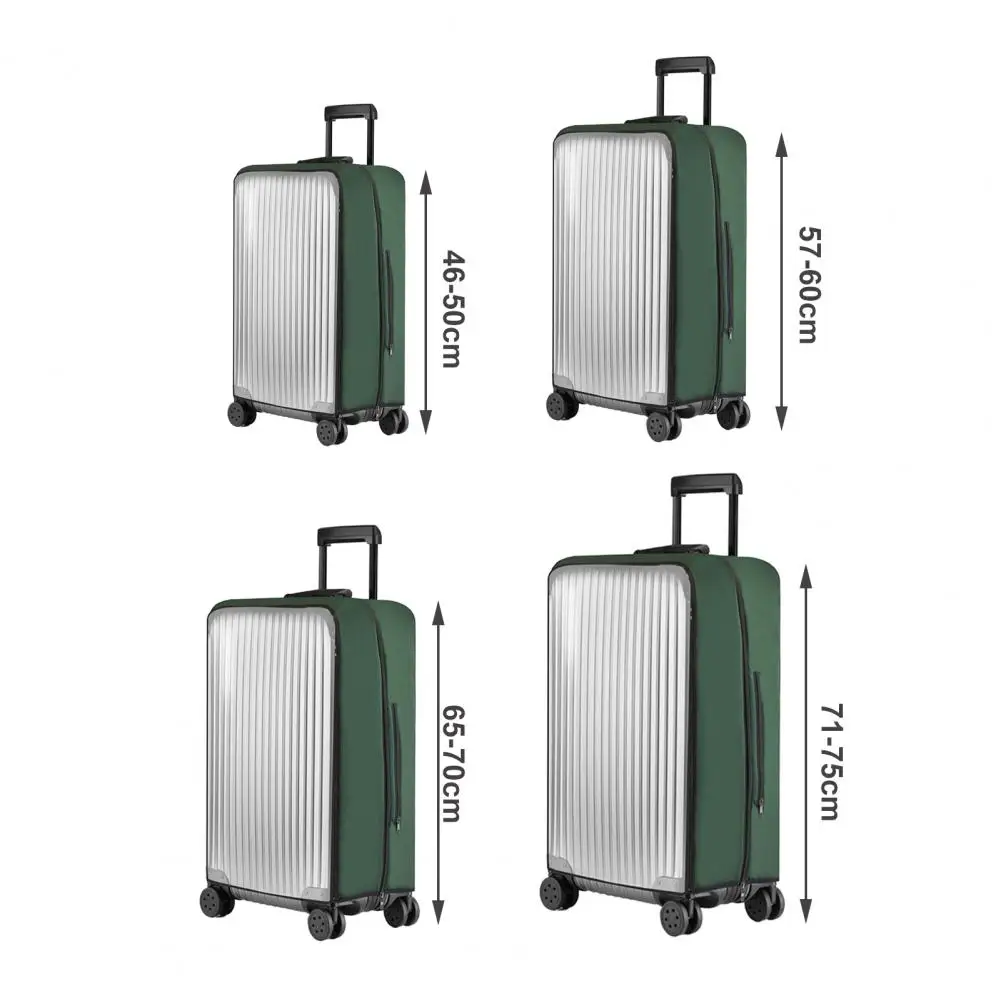 Resistant Luggage Protector Protective Luggage Case with Smooth Zipper Closure Thickened Elastic Waterproof Fabric Resistant