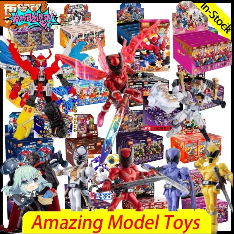 In Stock BLOKEES Transformers Full Series Classic Anime Action Figure Splicing Model Home Ornament Toys Gifts Collection