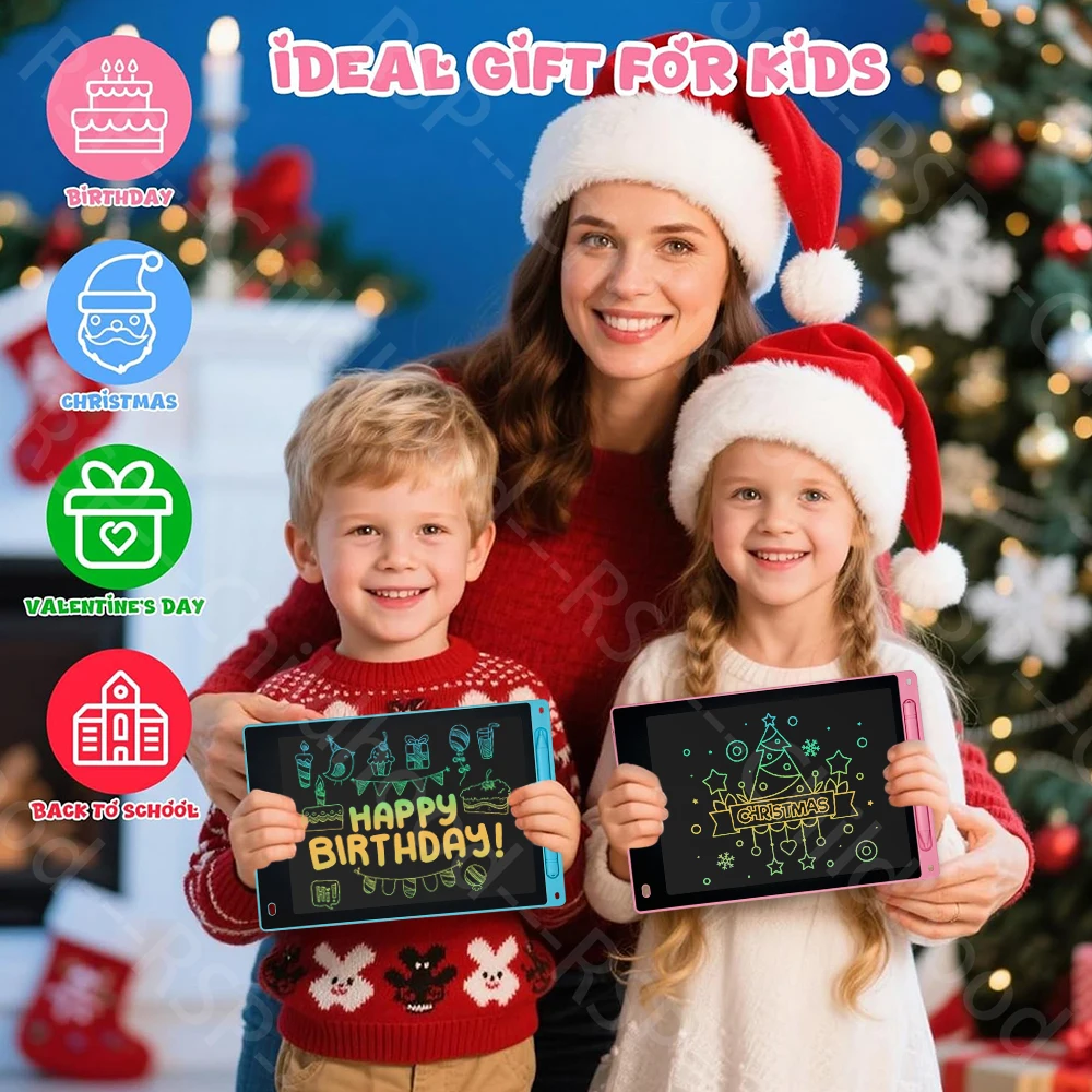 แท็บเล็ต LCD ขนาด 10 นิ้ว สำหรับวาดเขียน กระดานวาดเขียน ของเล่นเด็ก แท็บเล็ตกราฟิก แผ่นเขียนอิเล็กทรอนิกส์ สำหรับเด็กอายุ 3-8 ปี ของขวัญวันเกิด