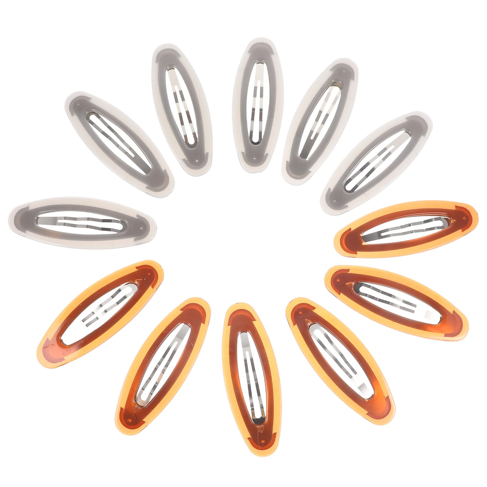 

12pcs For Girls Snap Hairpin Small Plastic Hair Accessories Kawaii Hair Clips Kids Styling Tools For Women 8-12