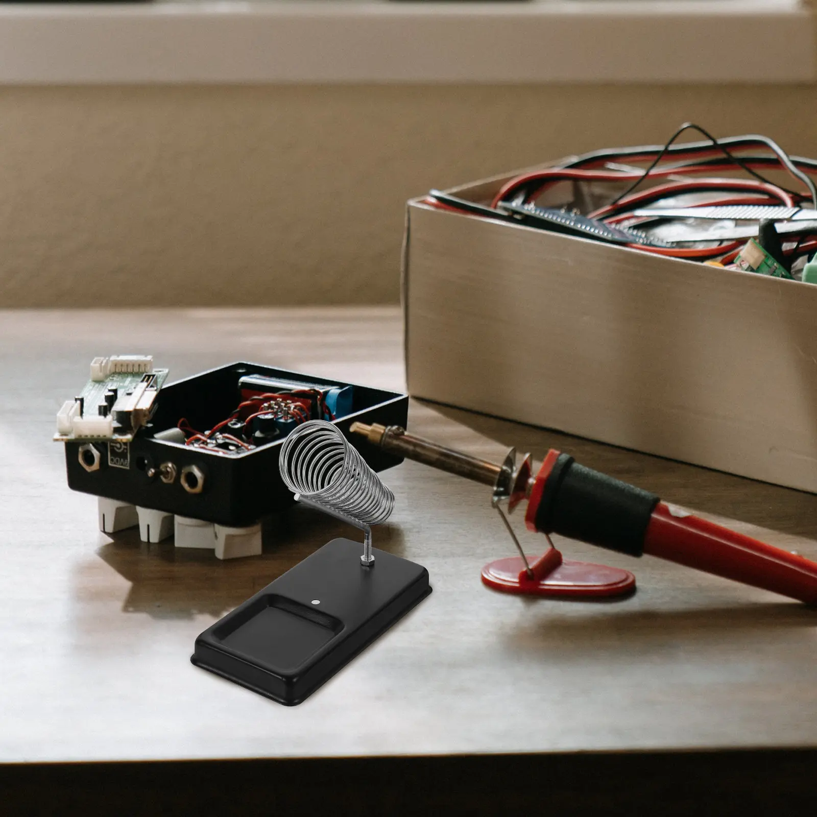 

Подставка для паяльника, 5 шт., металлическая рама, универсальный кронштейн для электрических паяльников с нескользящим основанием, термостойкий