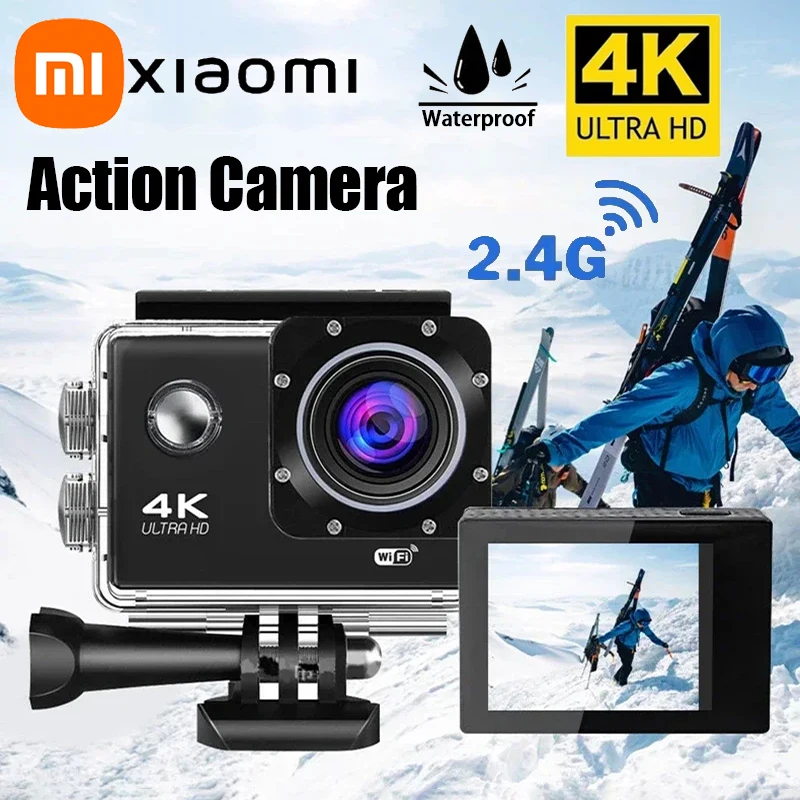 Xiaomi Action Kamera Ultra HD 4K/30fps WiFi 2,0-zoll Unterwasser Wasserdichte Helm Video Aufnahme Kameras Fahrrad Vlog Kamera