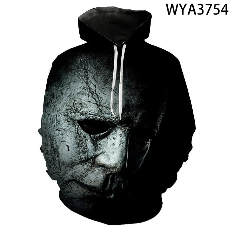 Men Hoodie Halloween Horror Michael Myers 3d Print Hoodies Men Women Fashion Hoodie Men Sweatshirt Women Sweats Man Tracksuits
