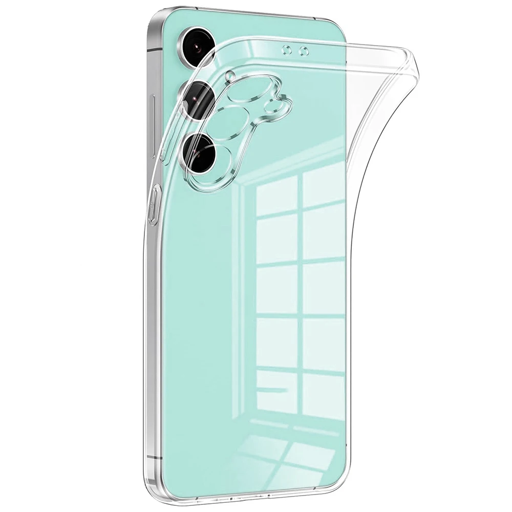 

Ultra Thin Silicone Soft Case For Samsung Galaxy S25 Ultra Plus Clear Slim Phone Back Cover S 25 S25Ultra S25+ Transparent Shell