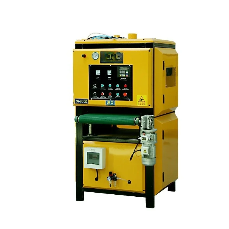 Automatic metal flat polishing machine large stainless steel wire drawing rust removal and deburring multifunctional equipment