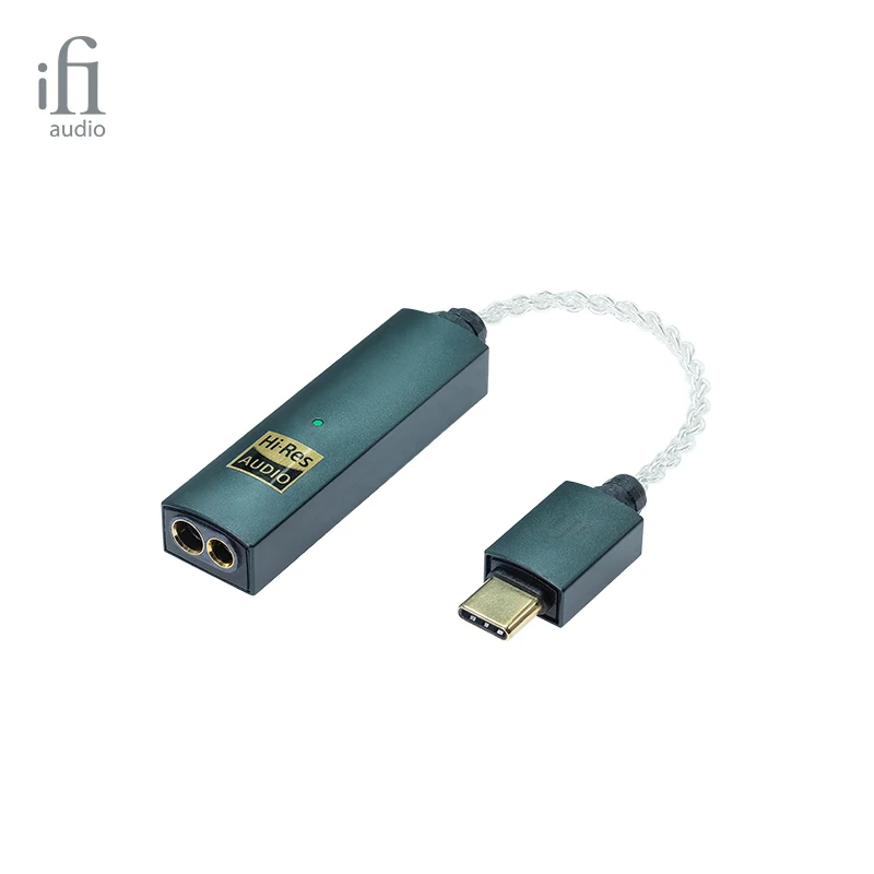 iFi GO link Max المحمولة USB المتوازن DAC مضخم ضوت سماعات الأذن دونغل تعزيز المدى الديناميكي إجمالي تشويه التوافقي فك