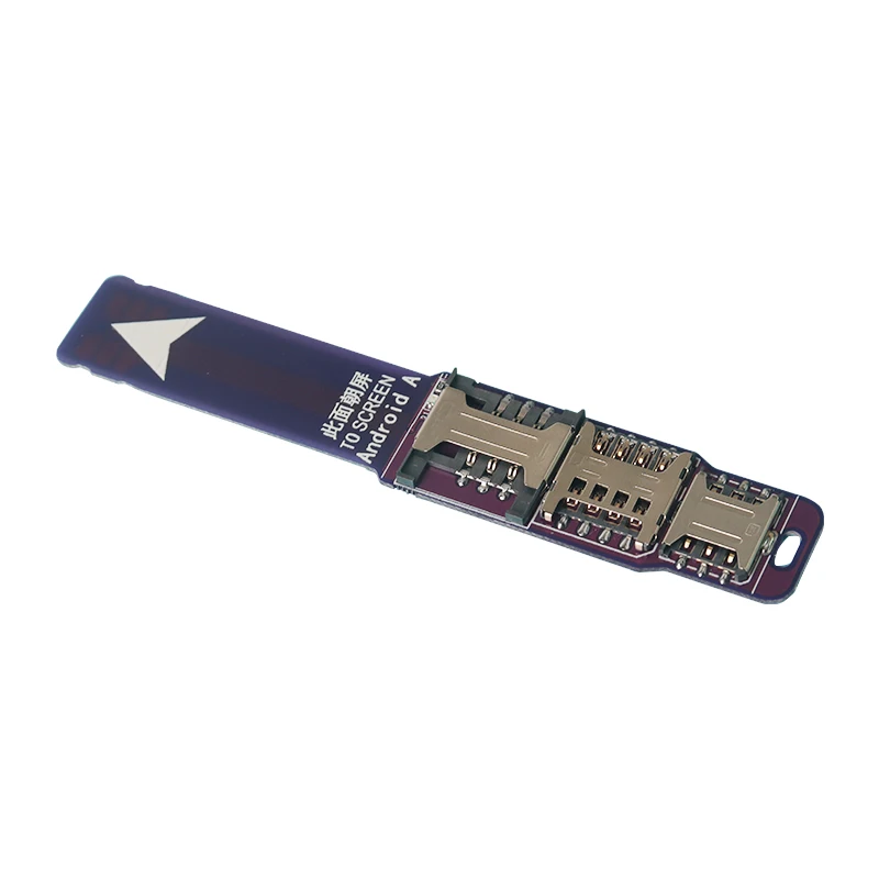 TPC For Sim Card Adapter External Card Slot Extender 3-in-1 Cell Phone IC Card Activation Tool Micro SIM Card Converter