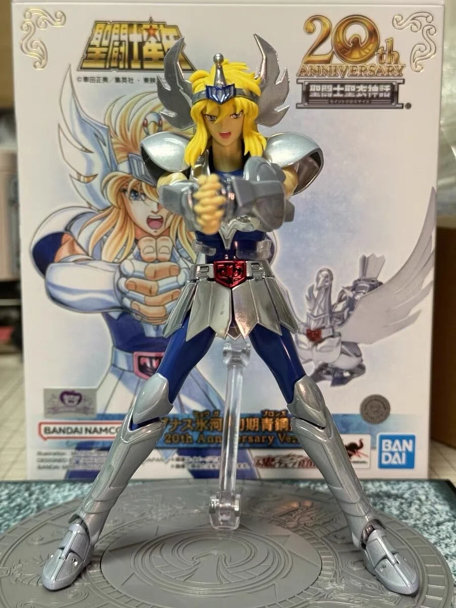 Bandai Saint Seiya 20th Anniversary Ver Myth Cloth Ex Shiryu Hyoga Shun Ikki Collectible Figures Model Toy Birthday Gift Boy