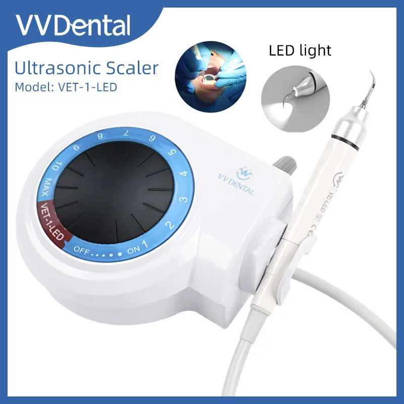 

VVDental Ultrasonic Scaler Machine Scaling Periodontics Endodontic Remove Tooth Calculus Smoke Stains Cleaning Teeth W​hitening