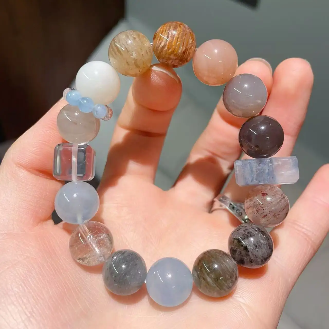 Natural Crystal Duobao Crystal Bracelet Original Design of Women's Light Luxury Fashion Bracelet