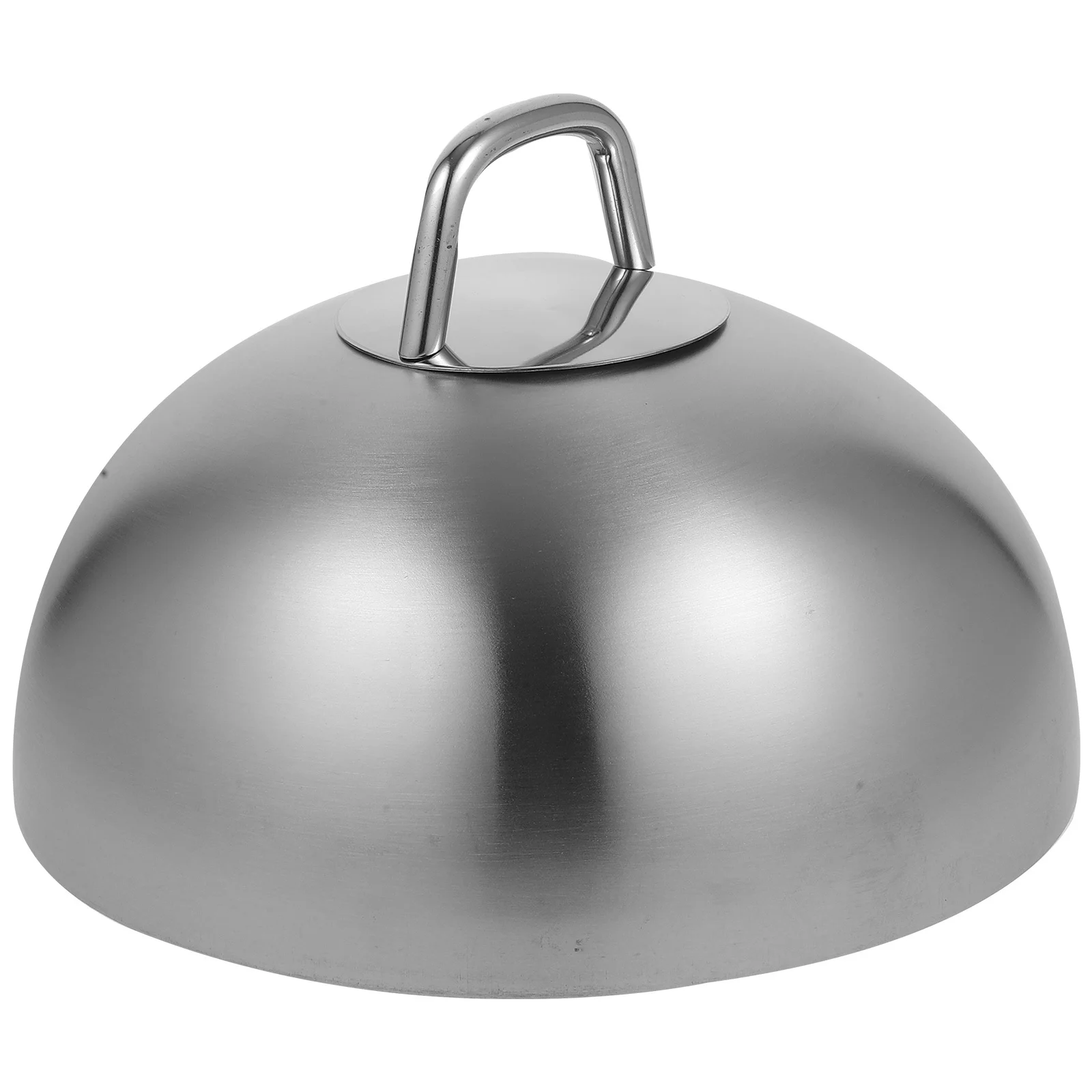 

1pc Stainless Steel Food Cover Oil-Proof Kitchen Dome For Cake Steak Protection Metal Lid Portable Food Protector