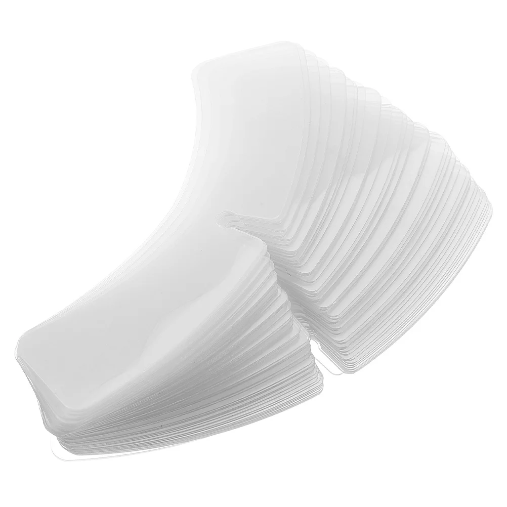 

200pcs Clear Shirt Collar Support Inserts Dress Shirts Wrinkle Prevention Reusable Collar Stay System Mens Uniform