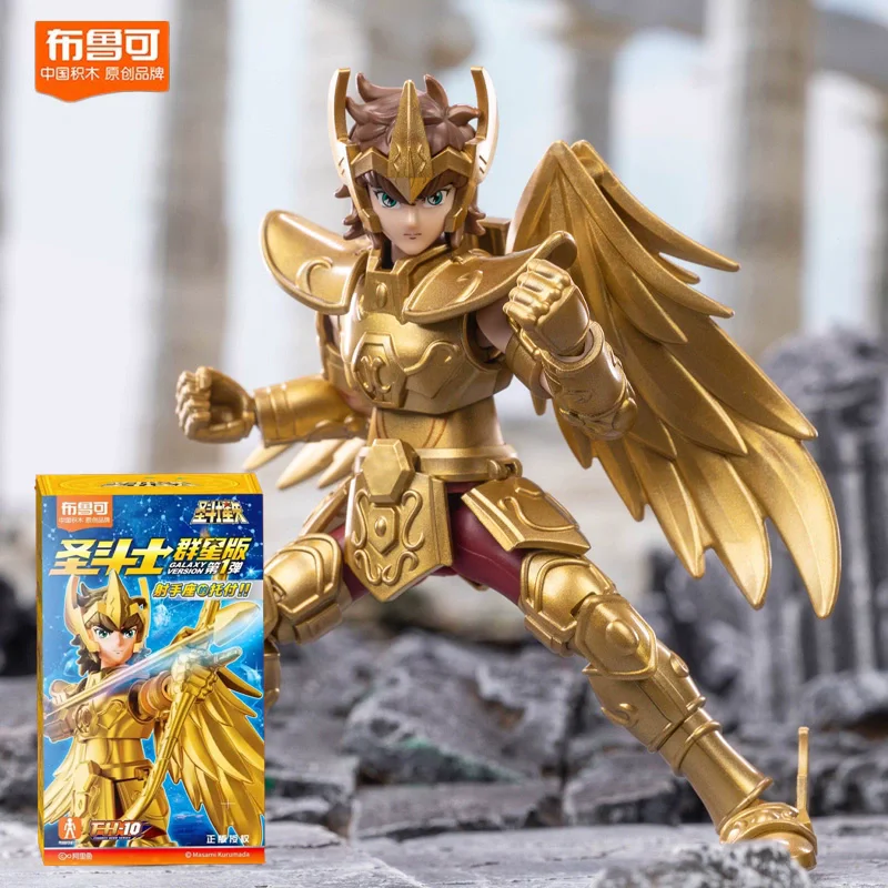 1/9 Pz Oro Originale Saint Seiya Action Figure Sagittario Aiolos Shura Seiya Phoenix Ikki Shun Figura di Montaggio Regalo Dei Bambini