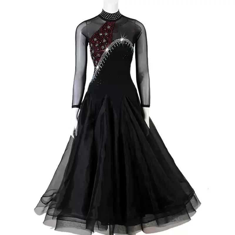 

Modern Dance Competition Ballroom Dress Dancewear Women Waltz Suit Carnival Urban Costumes Practice Wear Girls Fashion Clothing