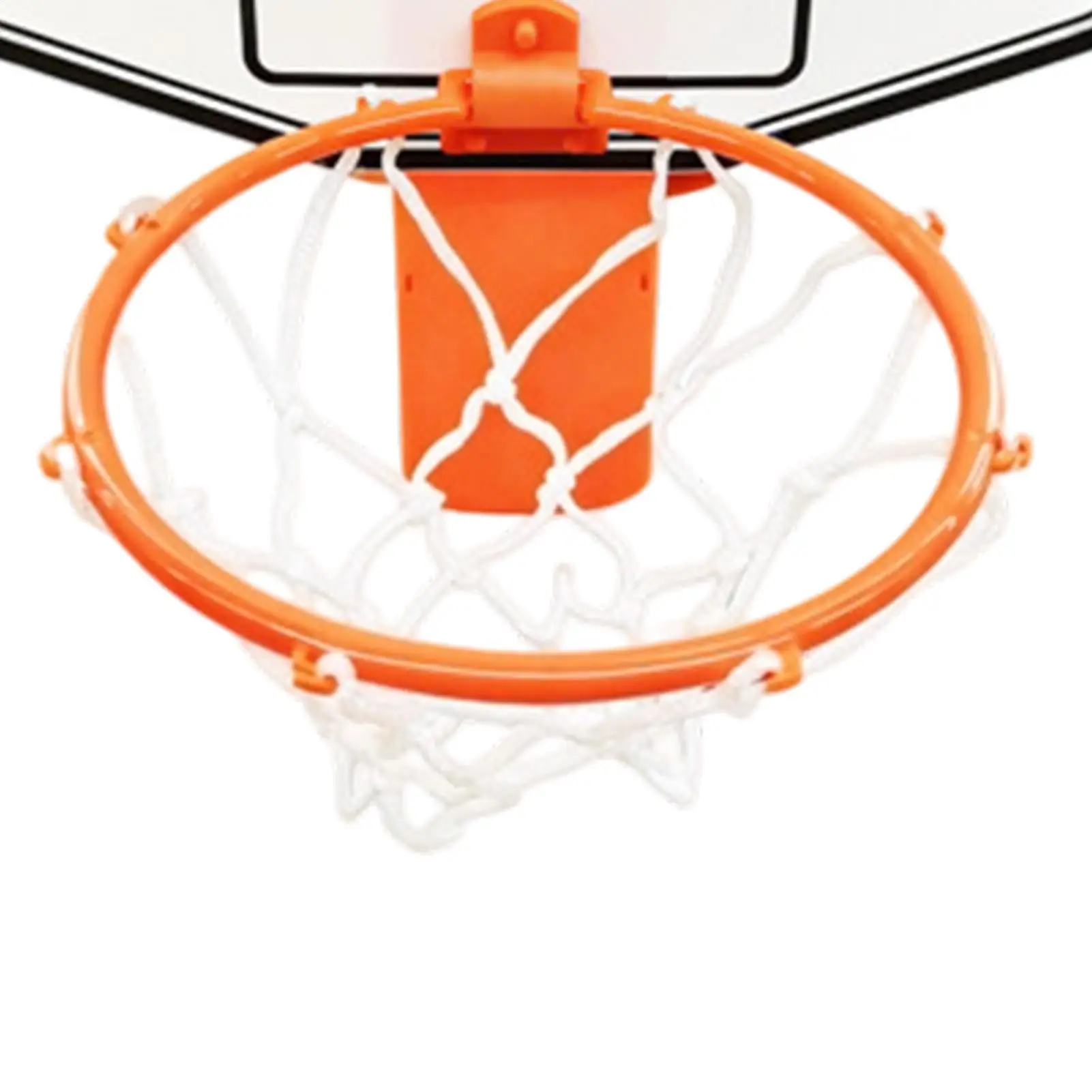 Mini Trash Can Basketball Hoop Set with Ball Pump Clamp On Backboard Office Desk Toy Fun Game Gift for Kids Teens Boys Girls