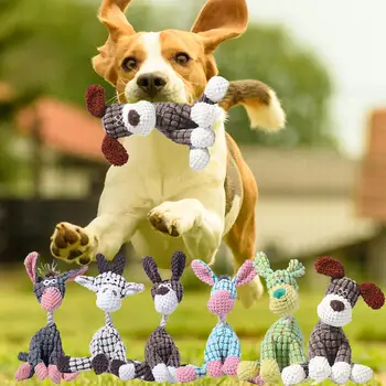 Plush Squeaky Dog Toy 1