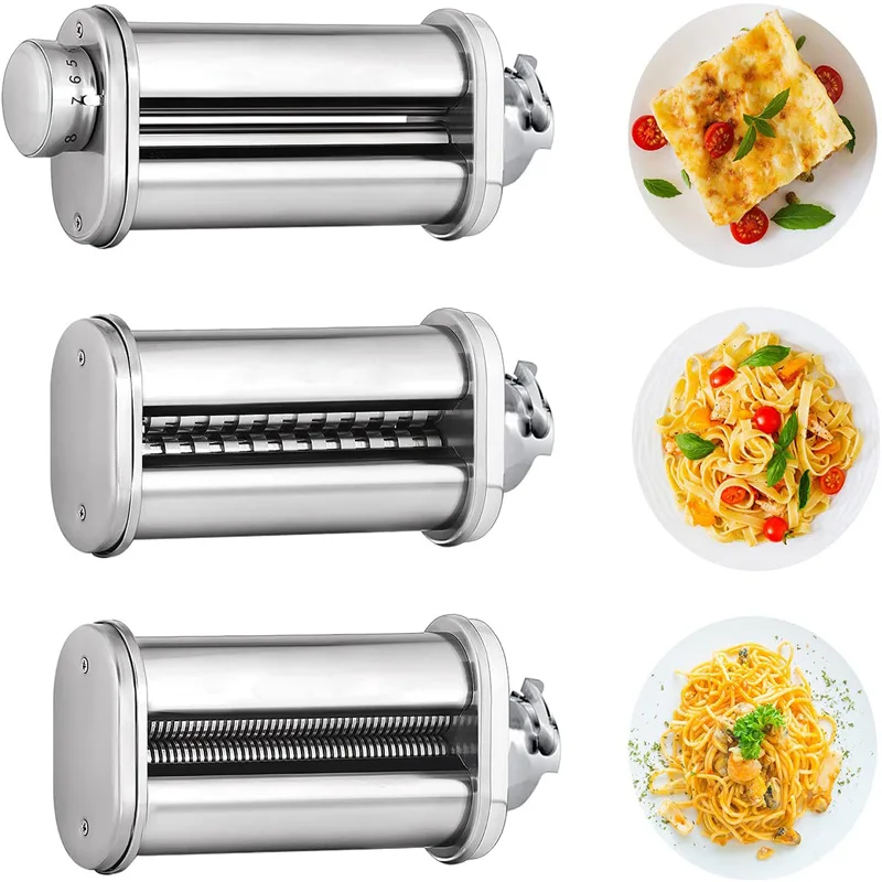 Adequado para acessórios de prensa de macarrão Bosch Chef, macarrão BOSOH, pele de bolinho, produção de macarrão fino, conjunto de macarrão